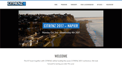 Desktop Screenshot of conference.citrenz.ac.nz